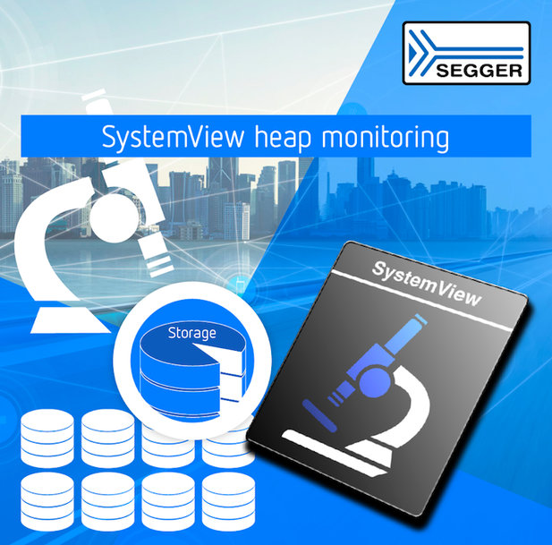 SEGGER’s SystemView adds heap monitoring